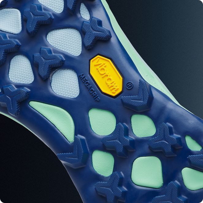 Closeup of Merrell Agility Peak 6 shoes